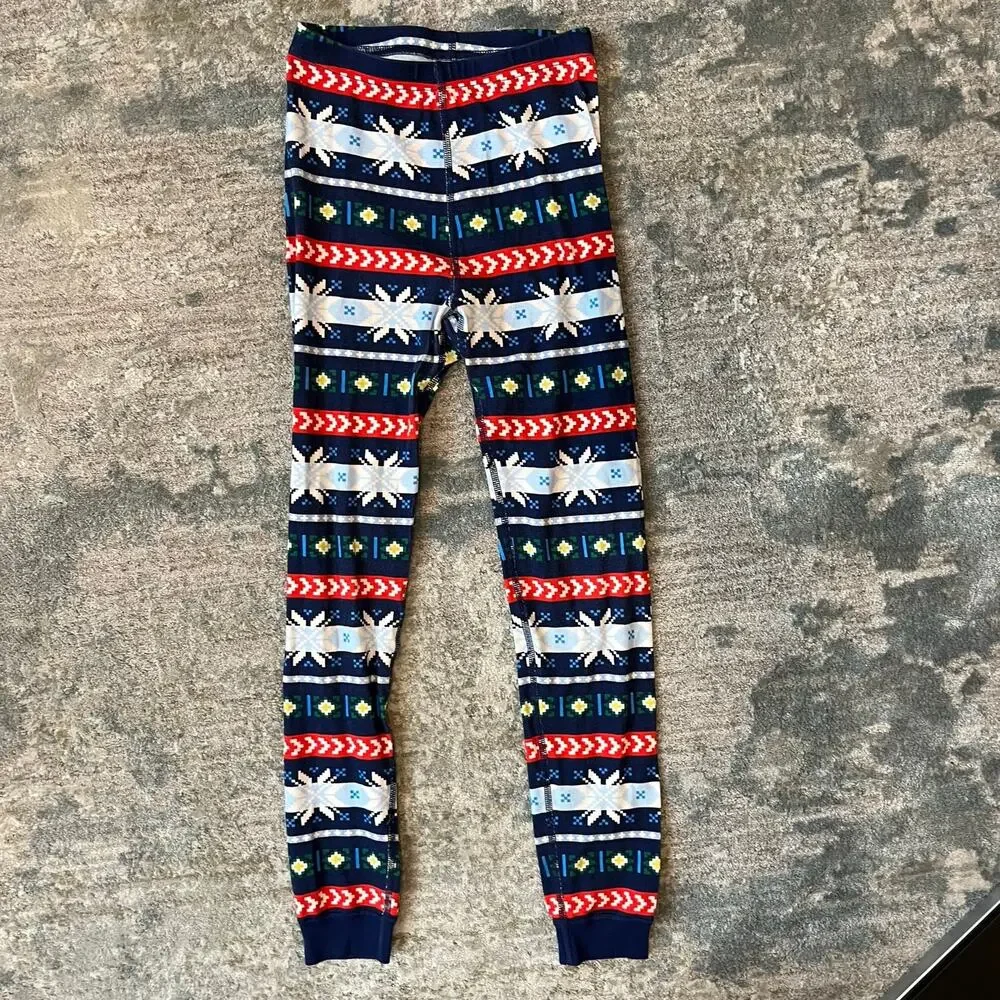 Hanna Andersson Scandi Snowflake Fair Isle Pajamas 140 cm 10